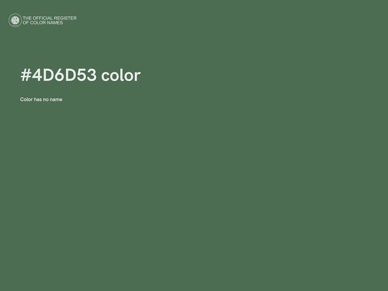 #4D6D53 color image