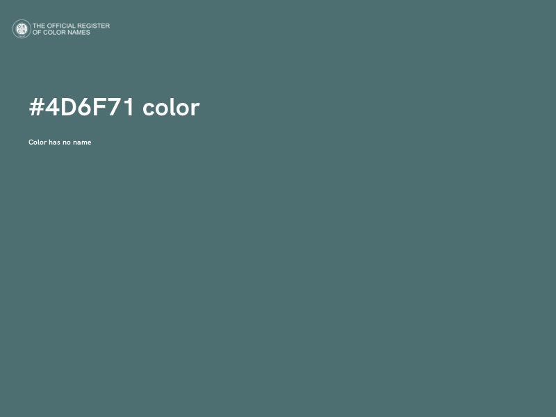 #4D6F71 color image