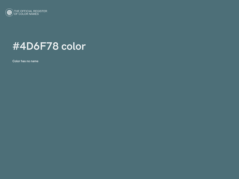 #4D6F78 color image