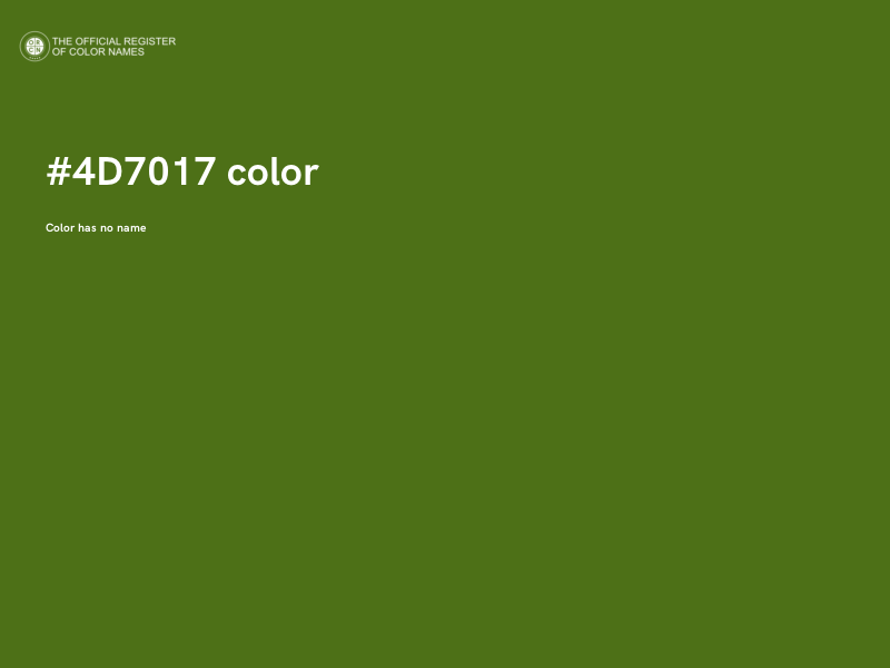 #4D7017 color image
