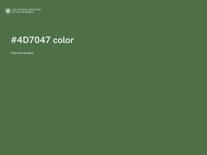 #4D7047 color image