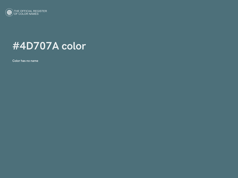 #4D707A color image