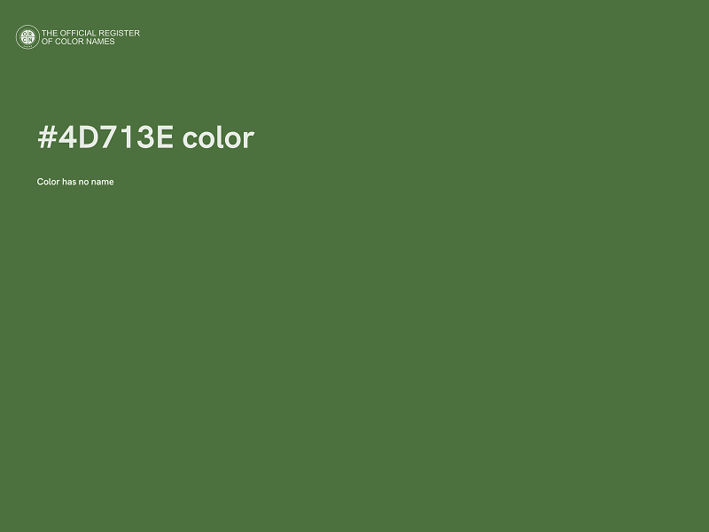 #4D713E color image