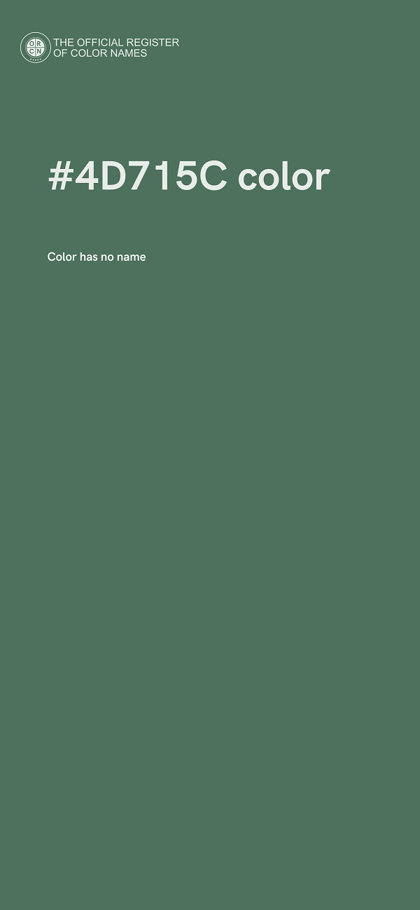 #4D715C color image