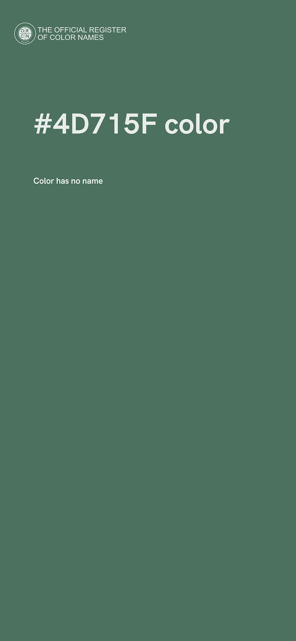 #4D715F color image