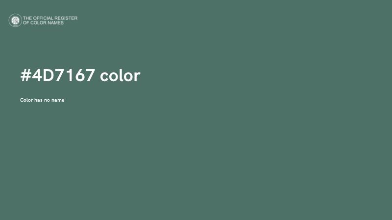 #4D7167 color image