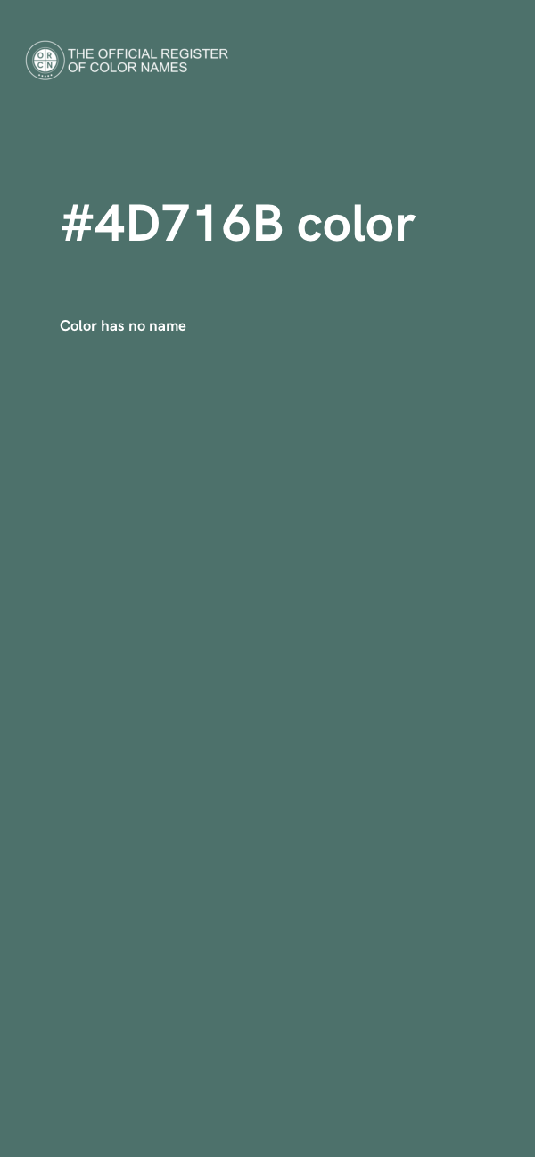 #4D716B color image