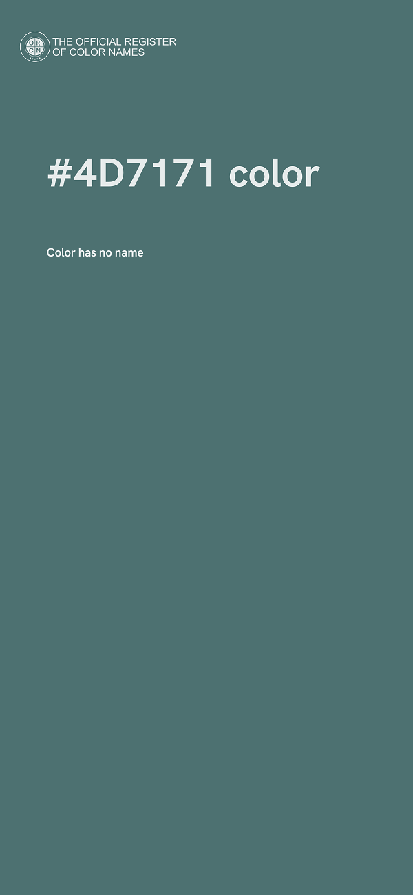 #4D7171 color image