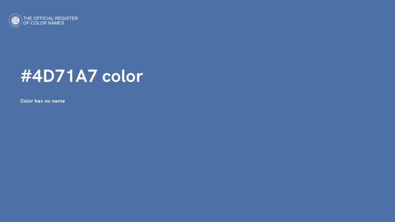 #4D71A7 color image