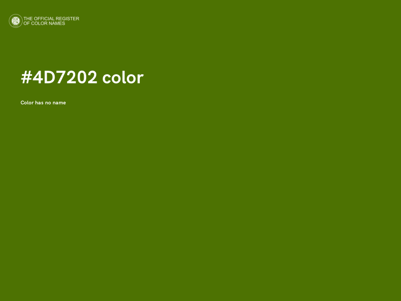 #4D7202 color image