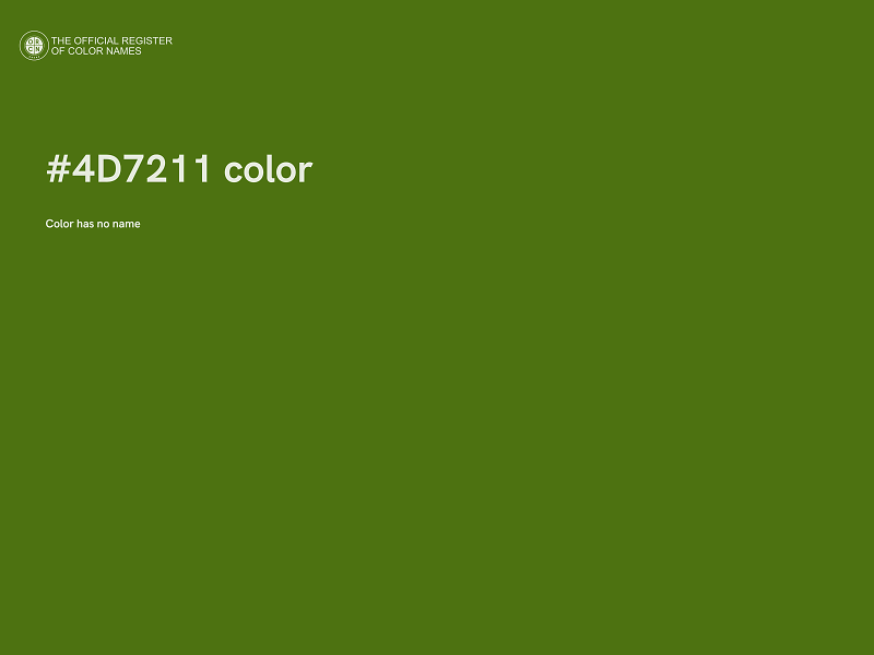 #4D7211 color image