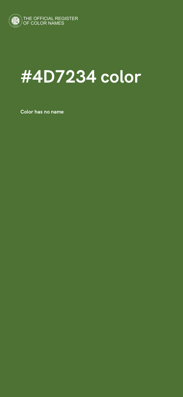 #4D7234 color image