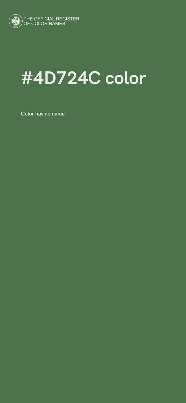 #4D724C color image