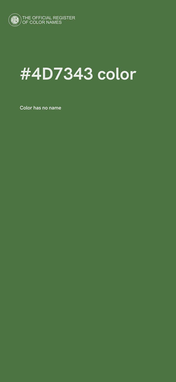 #4D7343 color image
