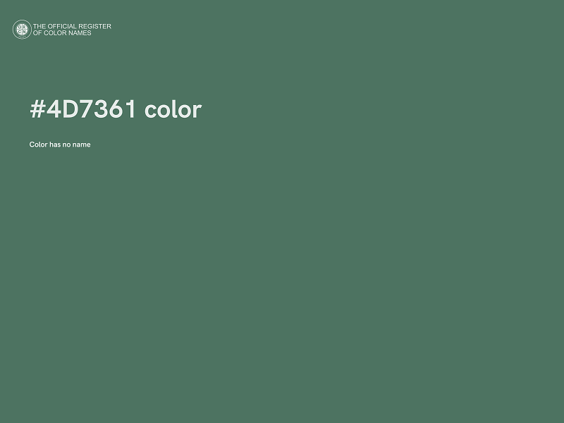 #4D7361 color image