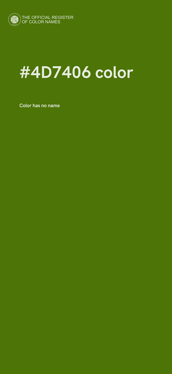 #4D7406 color image