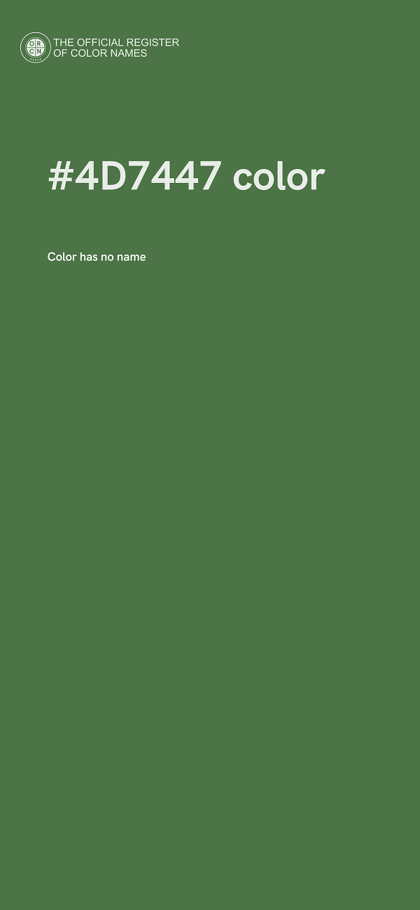 #4D7447 color image
