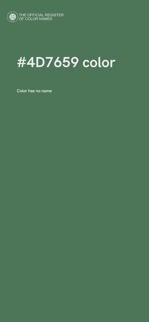 #4D7659 color image