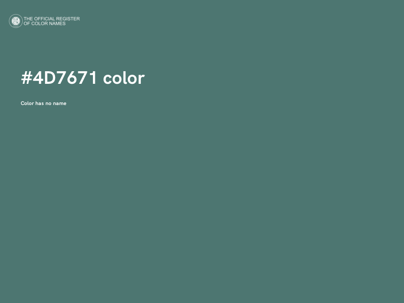 #4D7671 color image