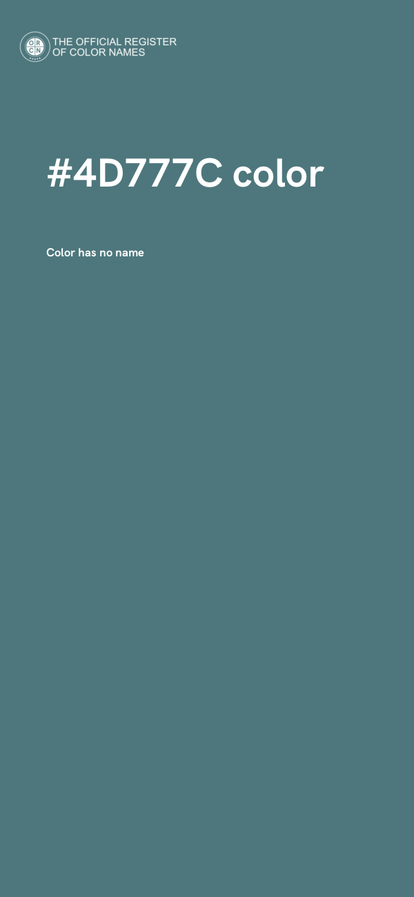 #4D777C color image