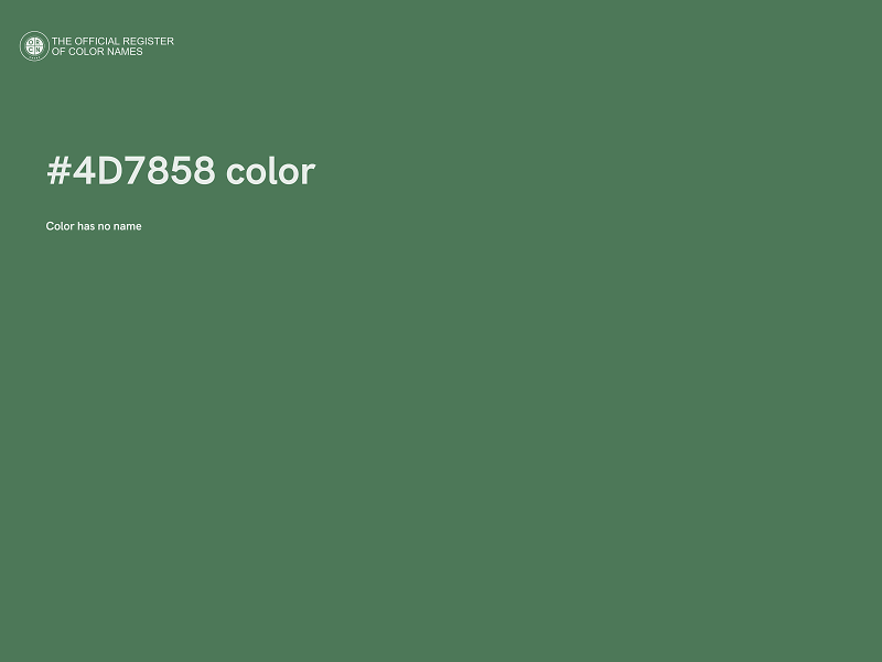#4D7858 color image