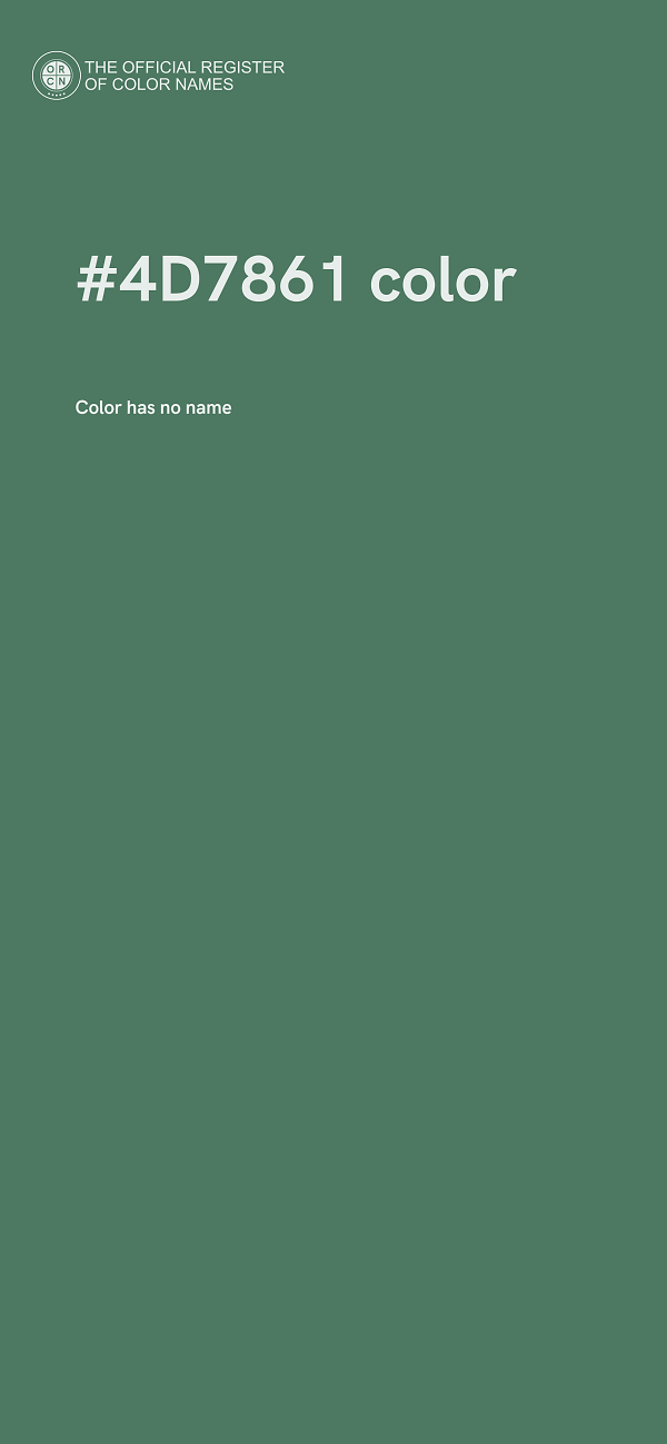 #4D7861 color image