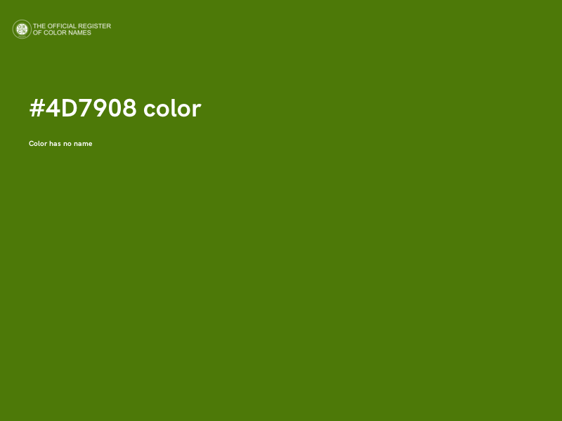 #4D7908 color image