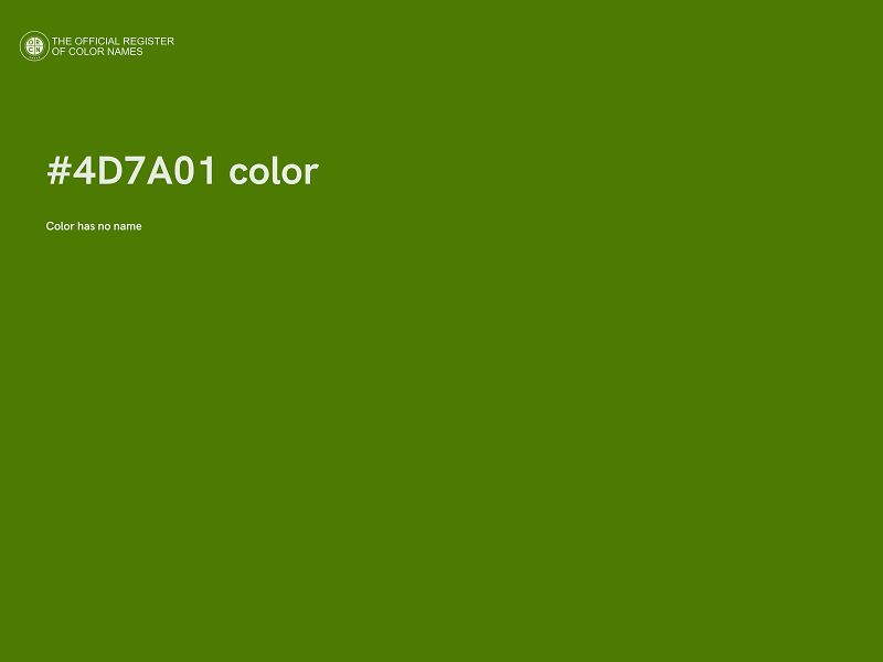 #4D7A01 color image