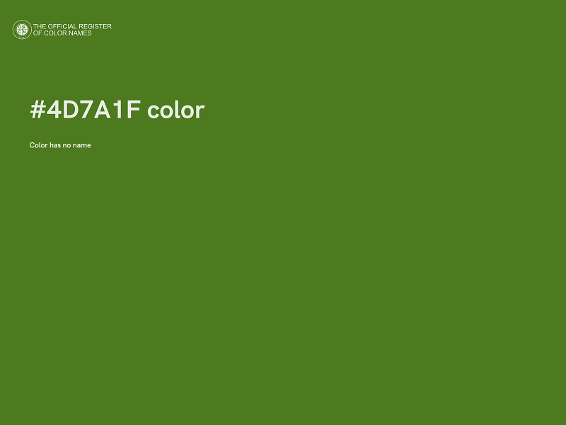 #4D7A1F color image