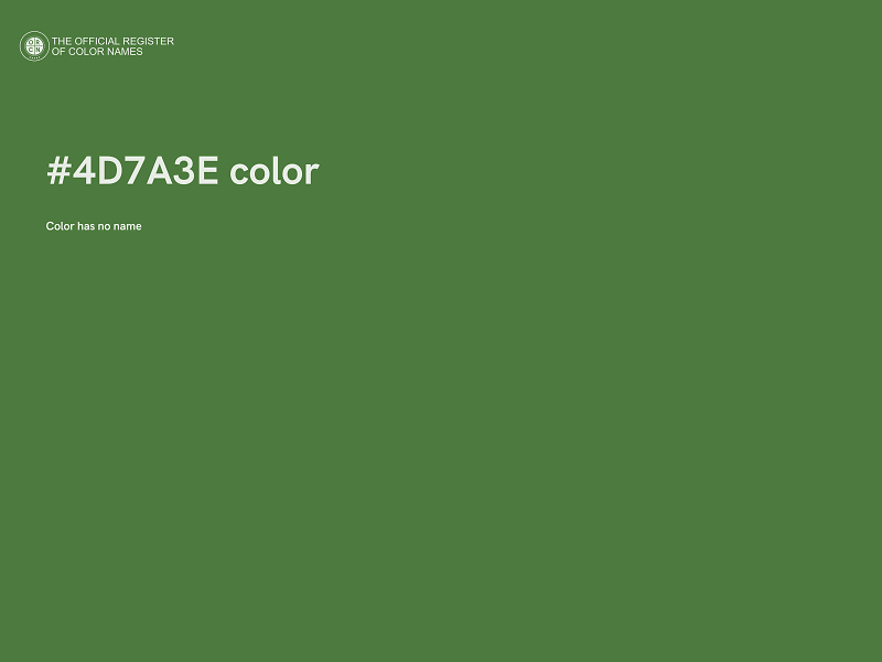 #4D7A3E color image