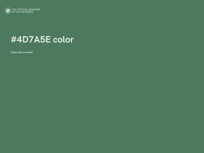 #4D7A5E color image