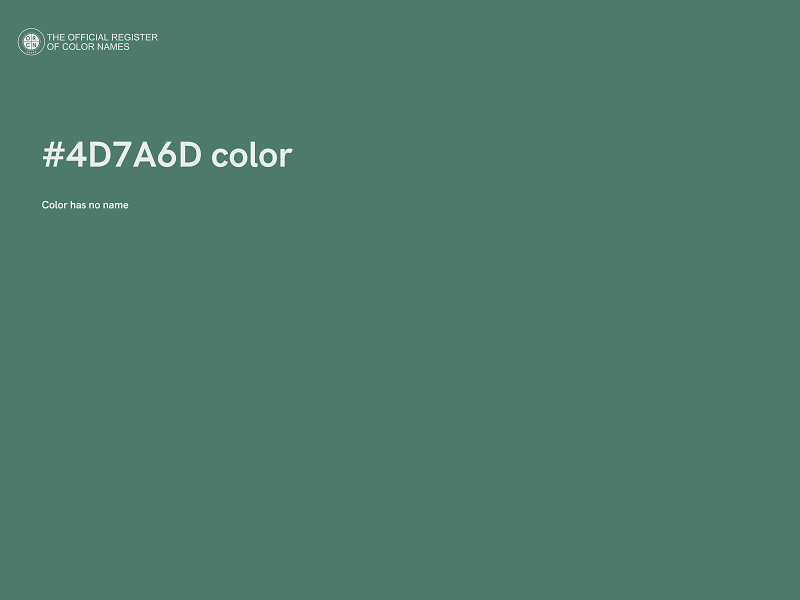 #4D7A6D color image