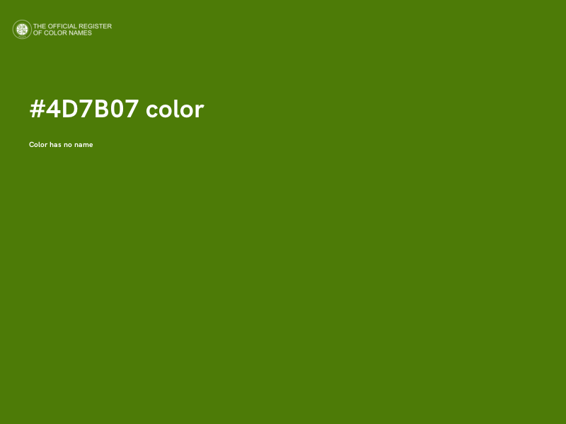#4D7B07 color image