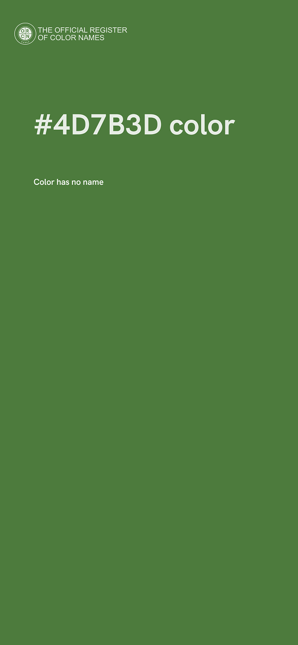 #4D7B3D color image