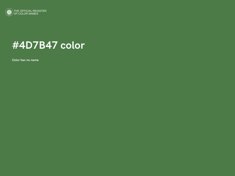#4D7B47 color image