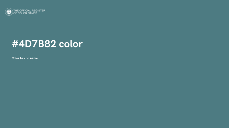 #4D7B82 color image