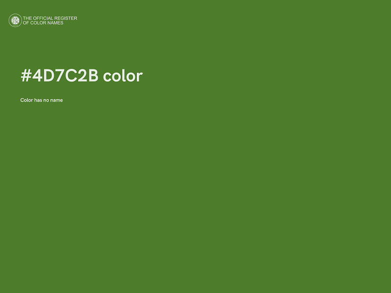 #4D7C2B color image
