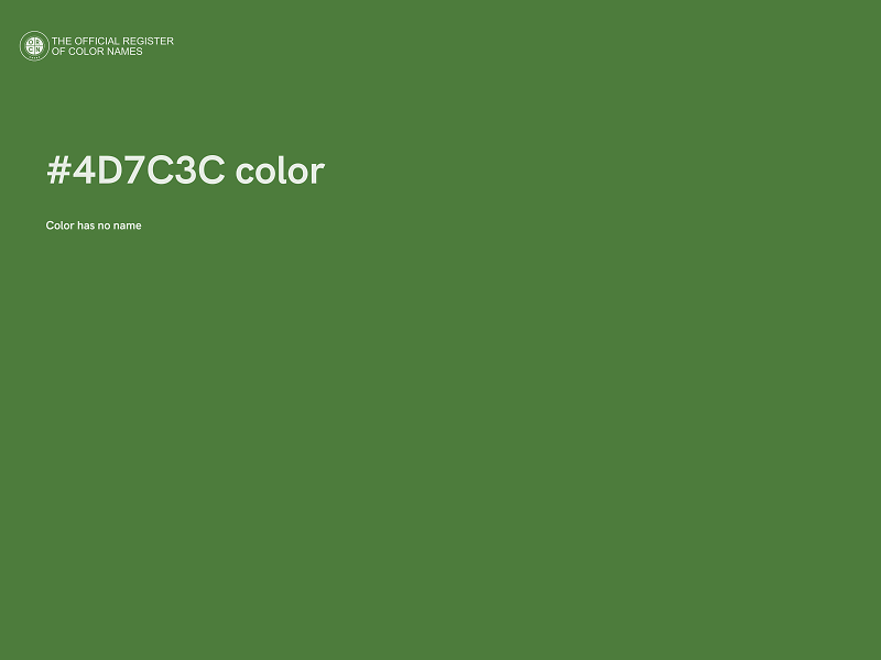 #4D7C3C color image