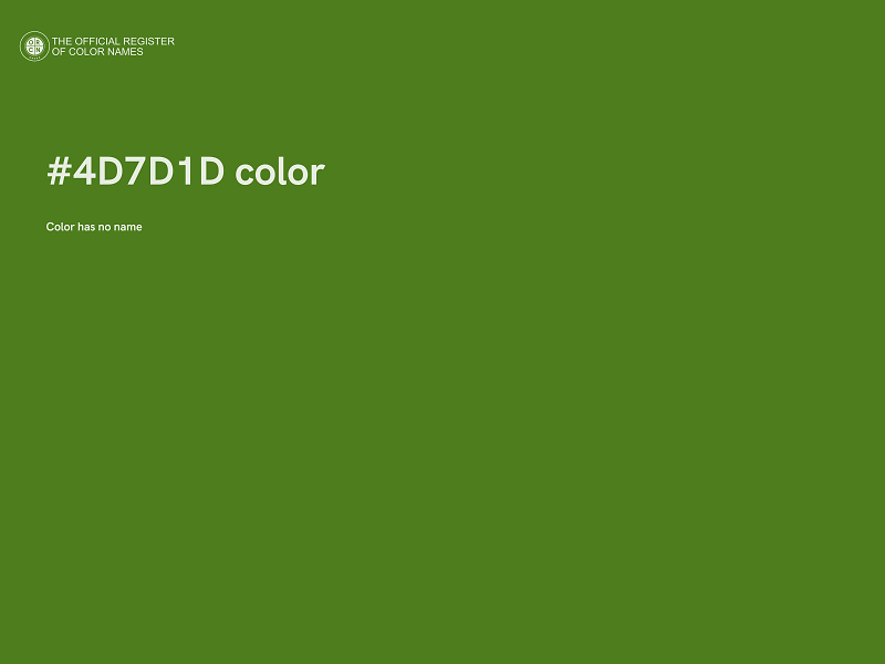 #4D7D1D color image