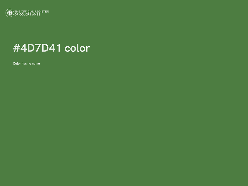 #4D7D41 color image