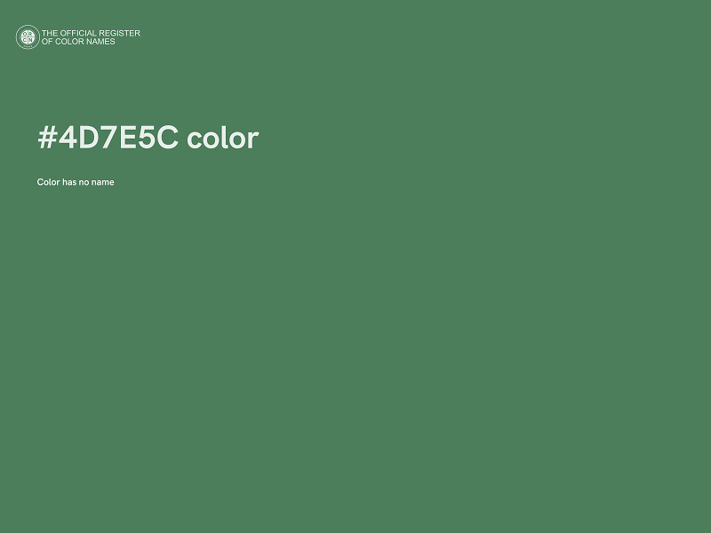 #4D7E5C color image