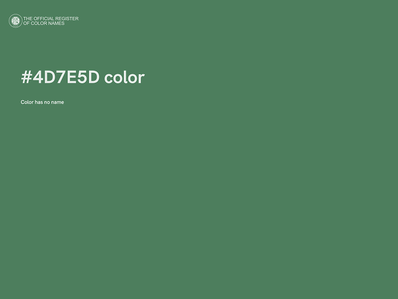 #4D7E5D color image