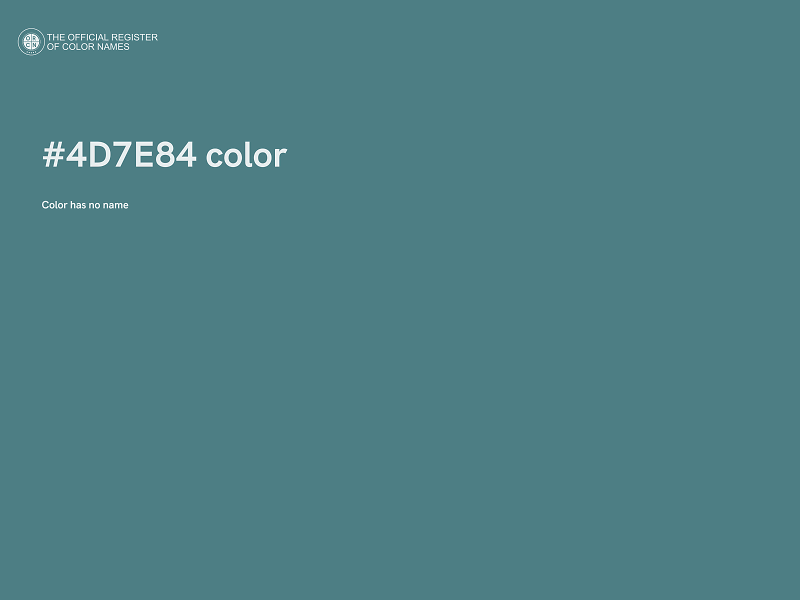 #4D7E84 color image
