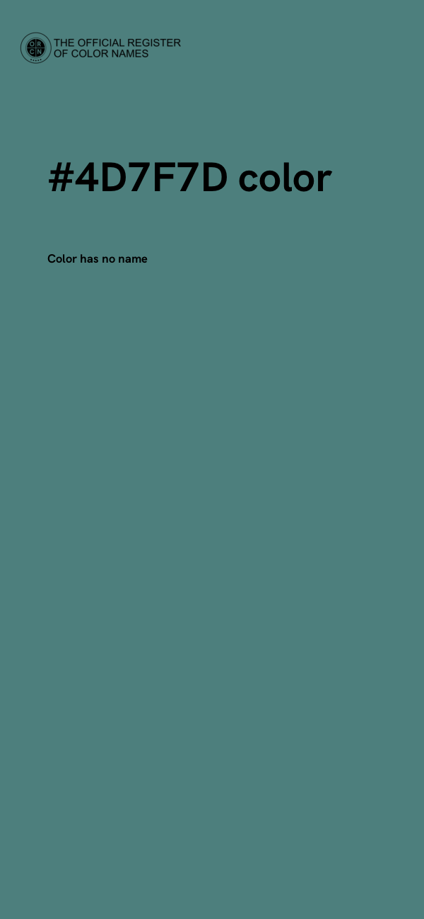 #4D7F7D color image