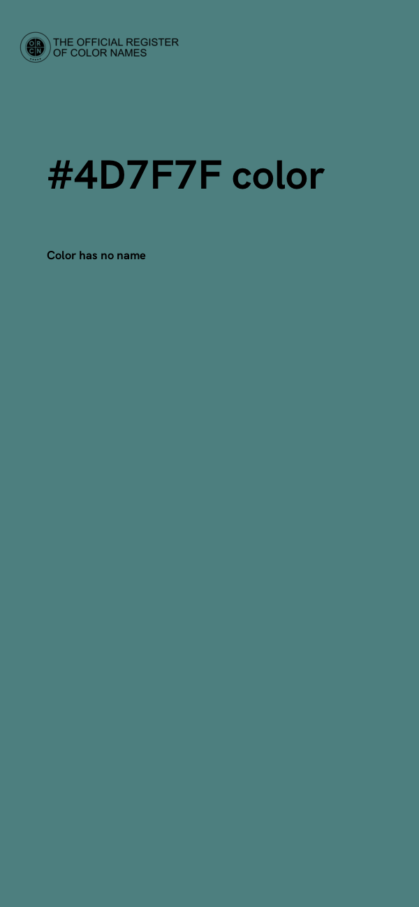 #4D7F7F color image