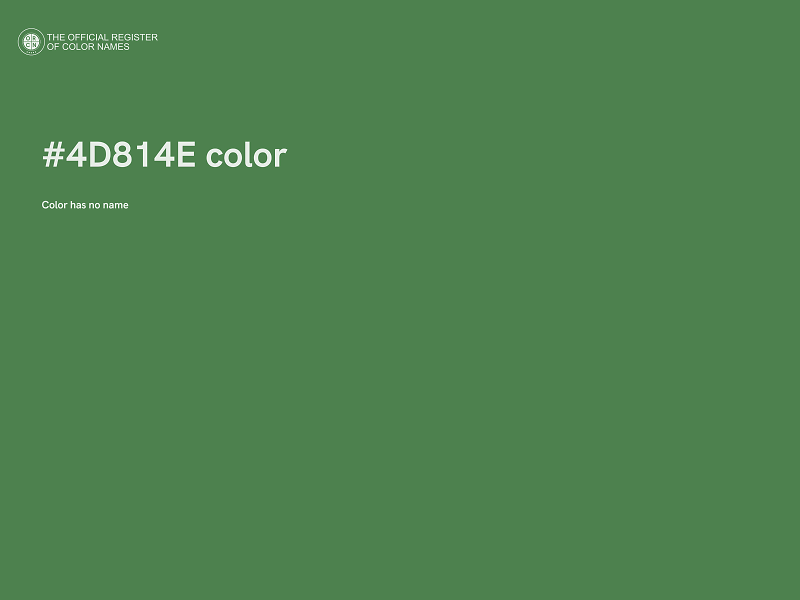 #4D814E color image