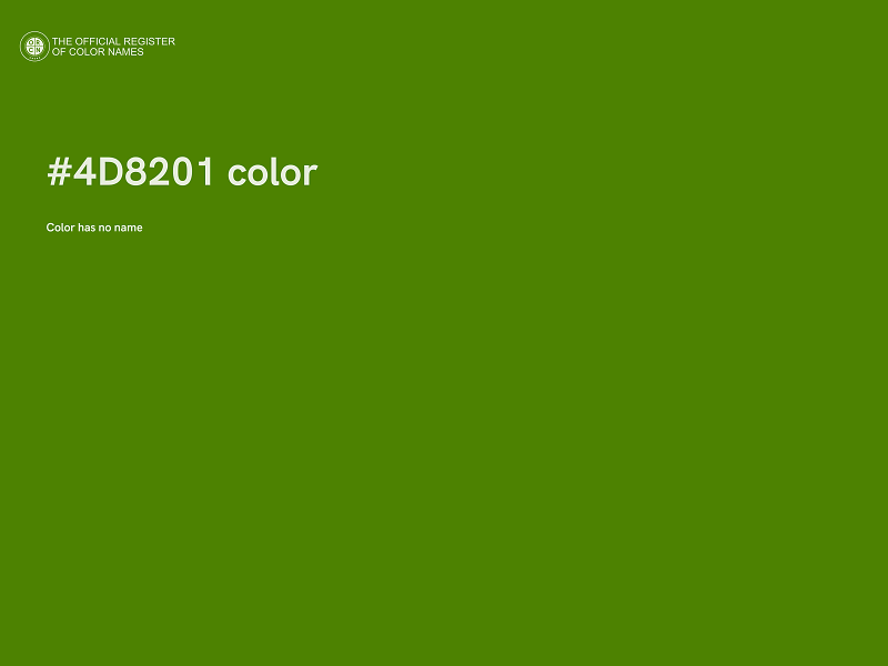 #4D8201 color image