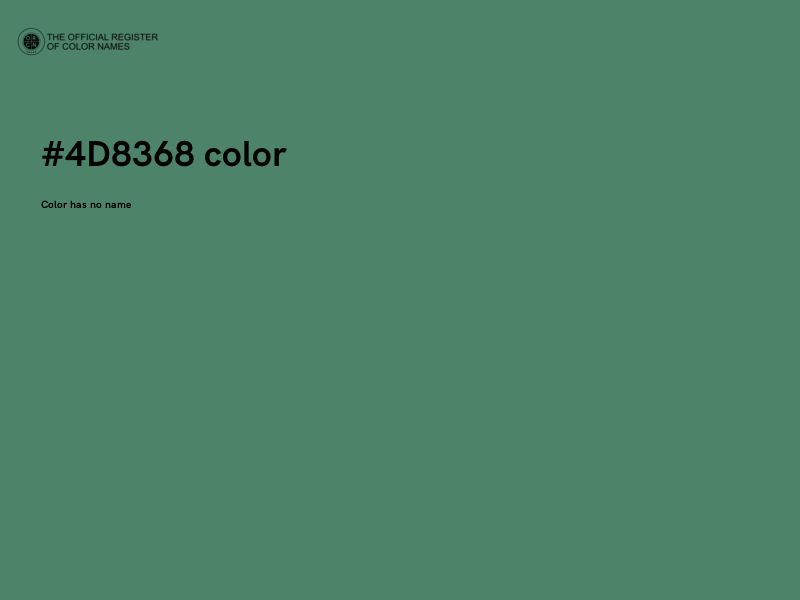 #4D8368 color image