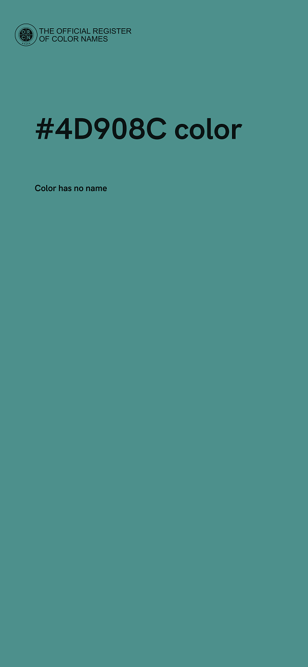 #4D908C color image