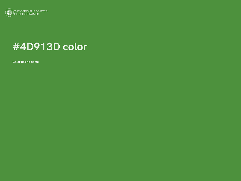 #4D913D color image
